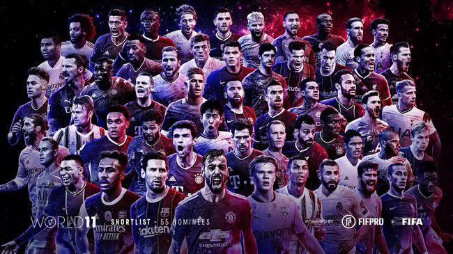 ky.com|
FIFA年度最佳阵容55人候选:梅罗领衔 孙兴慜在列(图2)